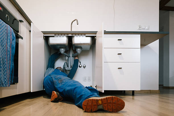 Professional Drain Cleaning technician working in Denmark, WI